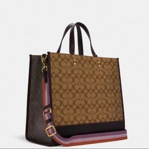 Brand New Coach Signature Dempsey Tote 40